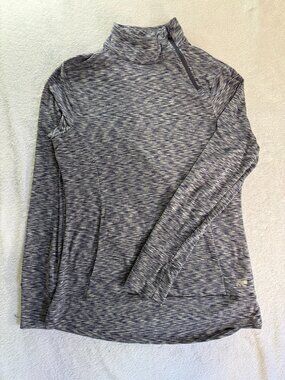 Marika Chill Tek 1/4 Zip Kangaroo Pocket Pullover Womens Sz M Running Top